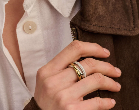 12422ZY Ti Sento Milano Zilveren Ring