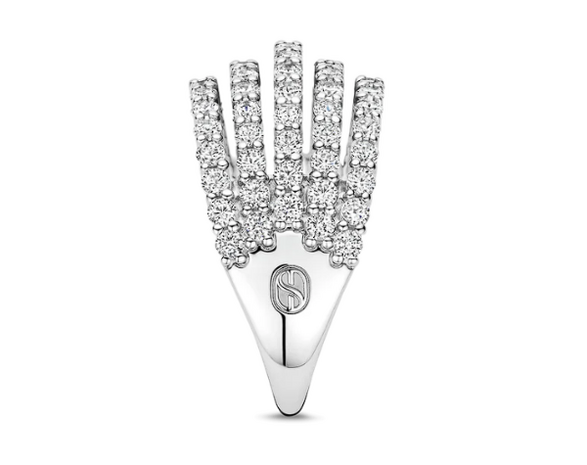 12425ZI Ti Sento Milano Zilveren Ring