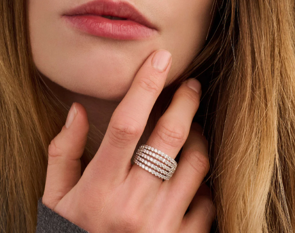 12425ZI Ti Sento Milano Zilveren Ring