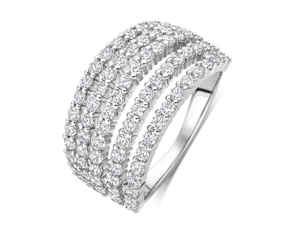 12425ZI Ti Sento Milano Zilveren Ring