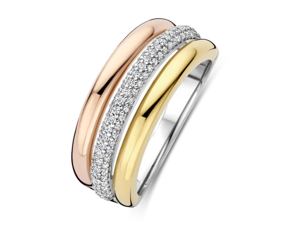 12427TZ Ti Sento Milano Zilveren Ring