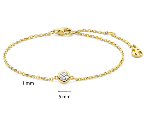 23092ZY Ti Sento Milano Zilveren Armband Dames