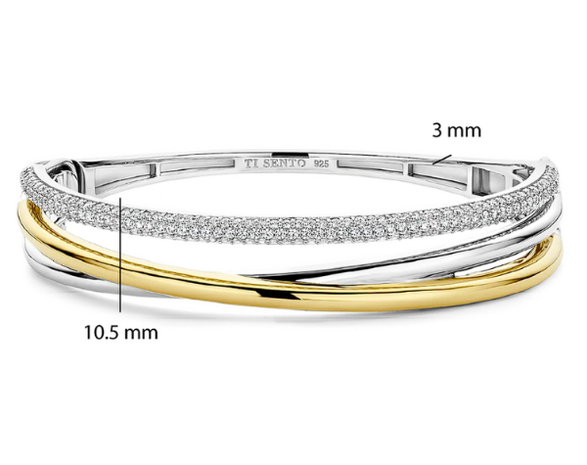 23094ZY Ti Sento Milano Zilveren Armband Dames