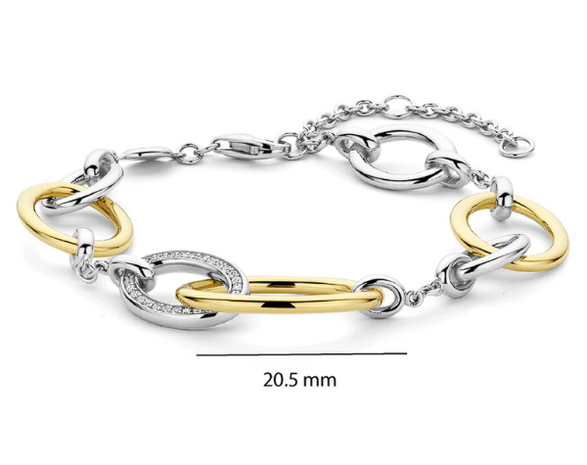 23096ZY Ti Sento Milano Zilveren Armband Dames