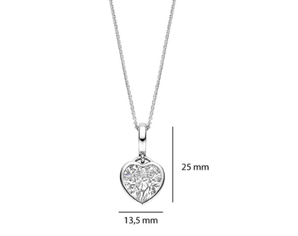 6861ZI Ti Sento Milano Zilveren Hanger