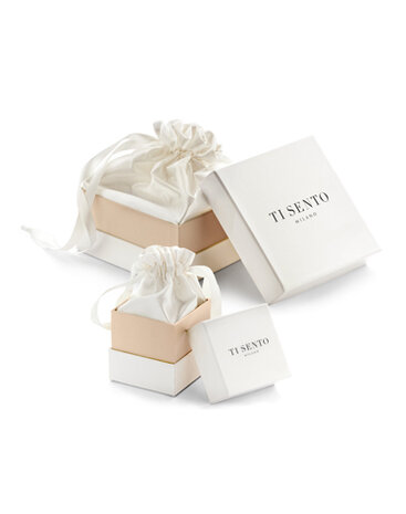 78057ZI Ti Sento Milano Zilveren Oorringen Dames