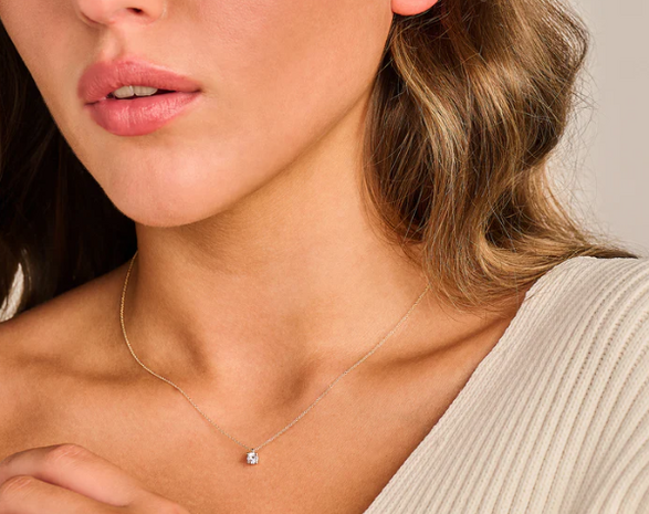 LG3001Y Blush 14kt Gouden Ketting met Hanger