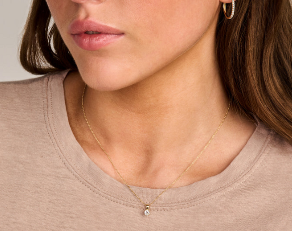 LG6001Y Blush 14kt Gouden Hanger voor Dames