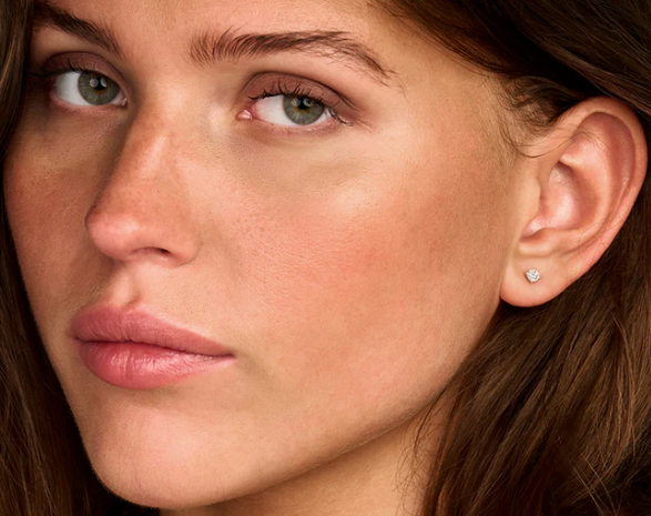 LG7020Y Blush 14kt gouden oorringen Dames