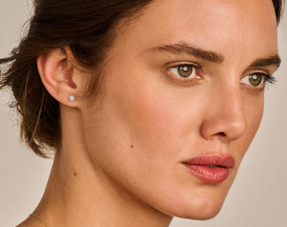 LG7002W Blush 14kt gouden oorringen Dames