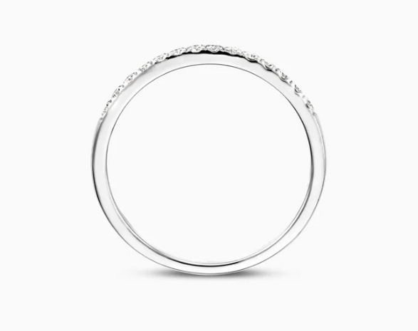 LG1012W Blush 14kt gouden ring met lab grown diamant