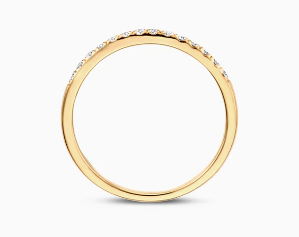 LG1012Y Blush 14kt gouden ring met lab grown diamant