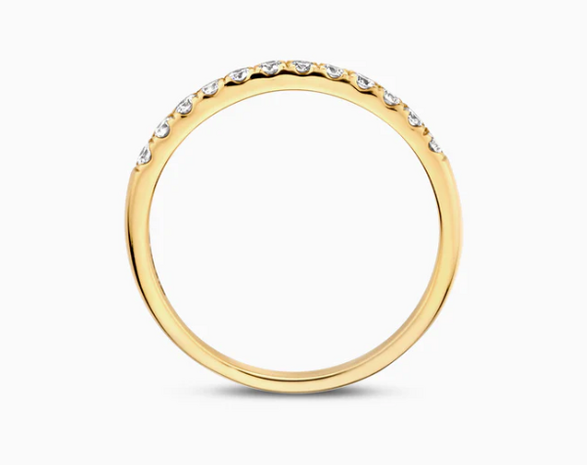 LG1013Y Blush 14kt gouden ring met lab grown diamant