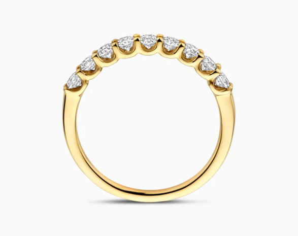 LG1043Y Blush 14kt gouden ring met lab grown diamant