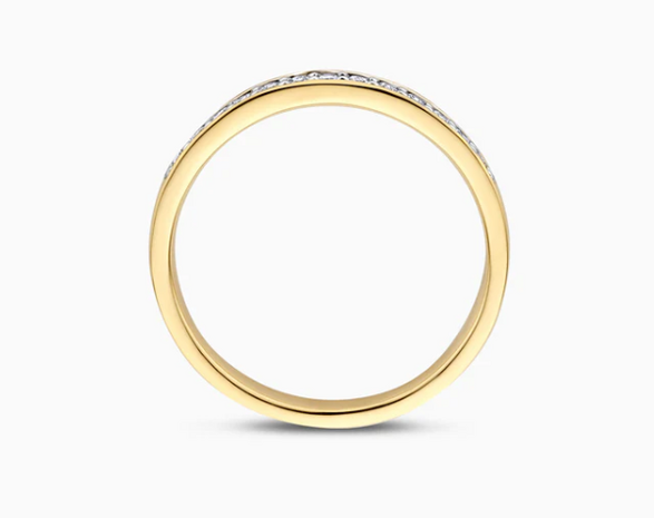 LG1033Y Blush 14kt gouden ring met lab grown diamant