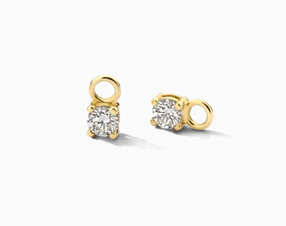 LG9006Y Blush 14kt gouden oorringen Dames