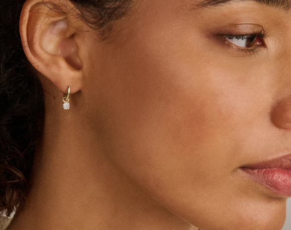 LG9006Y Blush 14kt gouden oorringen Dames