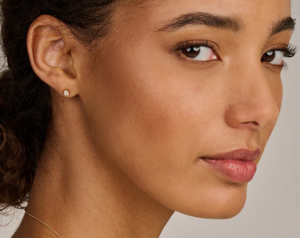 LG7026Y Blush 14kt gouden oorringen Dames