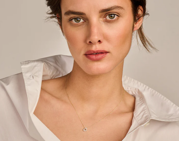 LG3000Y Blush 14kt Gouden Ketting met Hanger