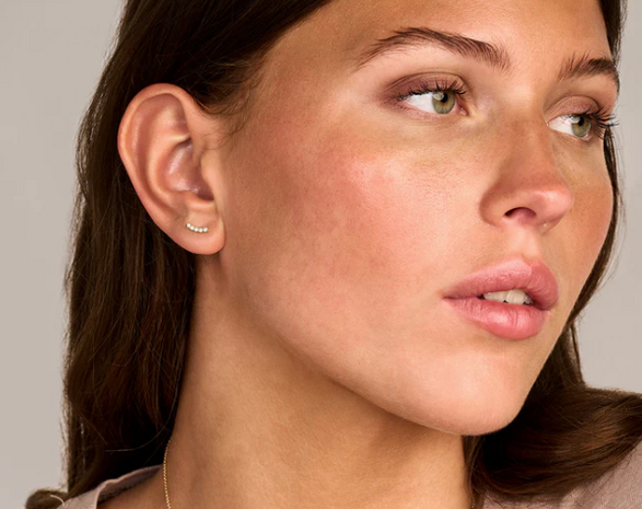 LG7019Y Blush 14kt gouden oorringen Dames