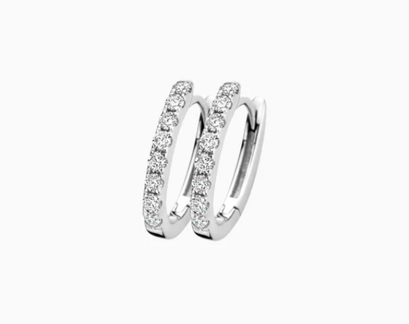 LG7006W Blush 14kt gouden oorringen Dames