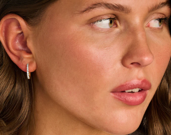 LG7008Y Blush 14kt gouden oorringen Dames