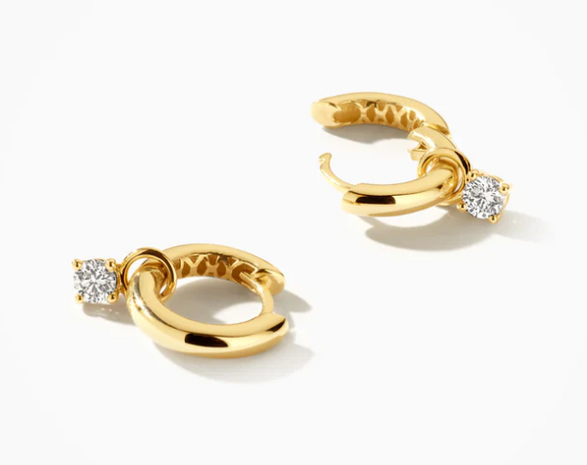 LG9000Y Blush 14kt gouden oorringen Dames