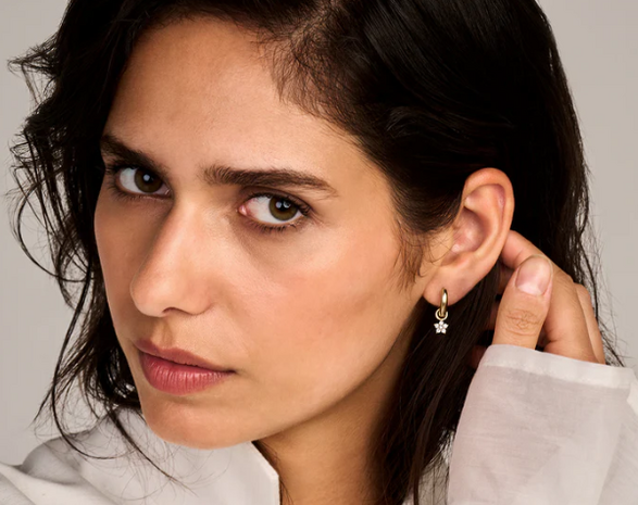 LG9005Y Blush 14kt gouden oorringen Dames