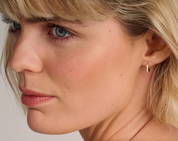 LG7029Y Blush 14kt gouden oorringen Dames