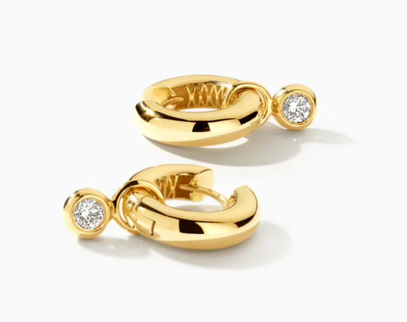 LG9002Y Blush 14kt gouden oorringen Dames