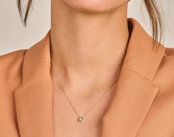 LG3005Y Blush 14kt Gouden Ketting met Hanger