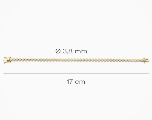 LG2008Y Blush 14kt Gouden Armband