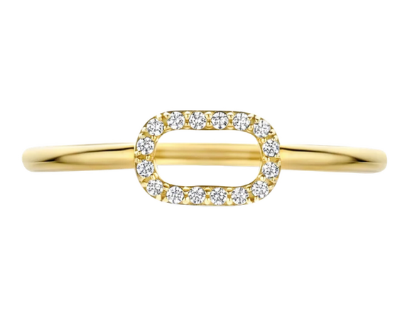 1289YZI Blush 14kt gouden ring