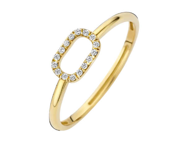 1289YZI Blush 14kt gouden ring