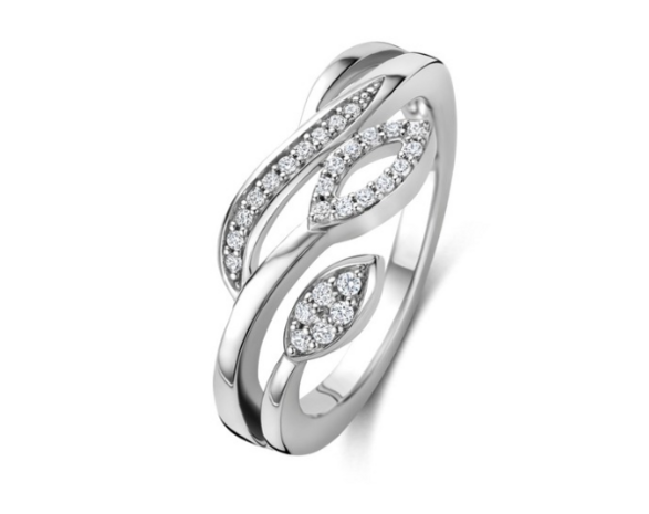N6R51 Naiomy Silver Zilveren Ring voor Dames