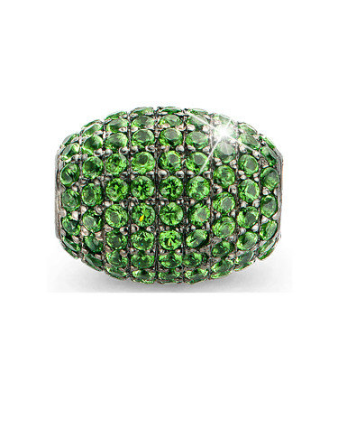 Parelslot ovaal groen 12mm