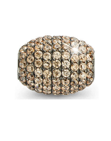 Parelslot ovaal champagne 12mm