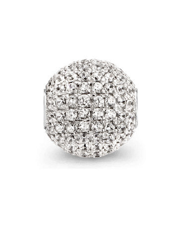 Parelslot rond wit 11mm