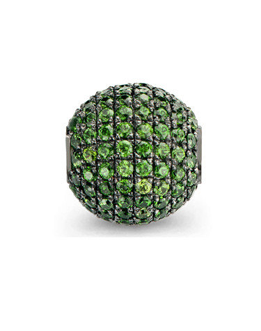 Parelslot rond groen 11mm